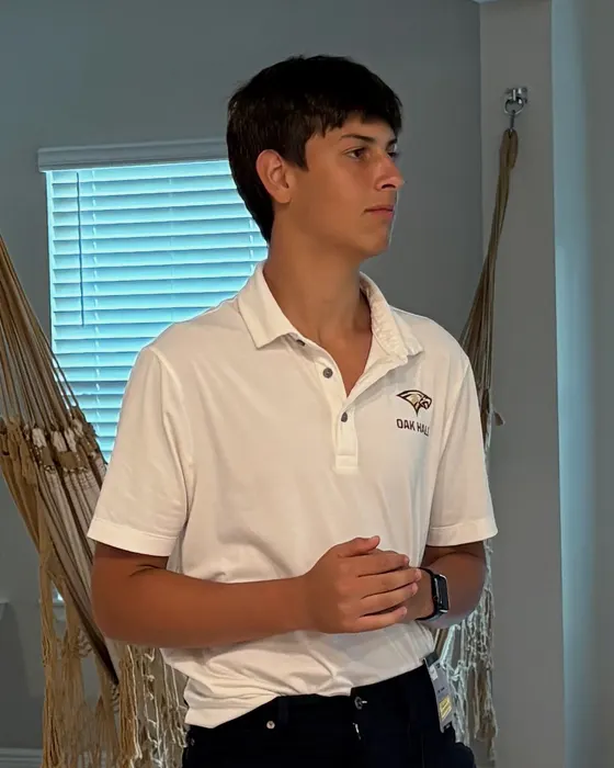 Ruben Carvalho in a white polo